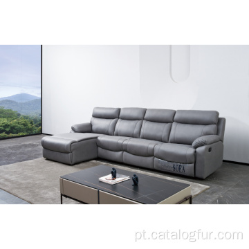 Sofá de tecido de design moderno com perna de madeira para móveis de sala de estar